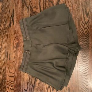 Army Green Free People Skort